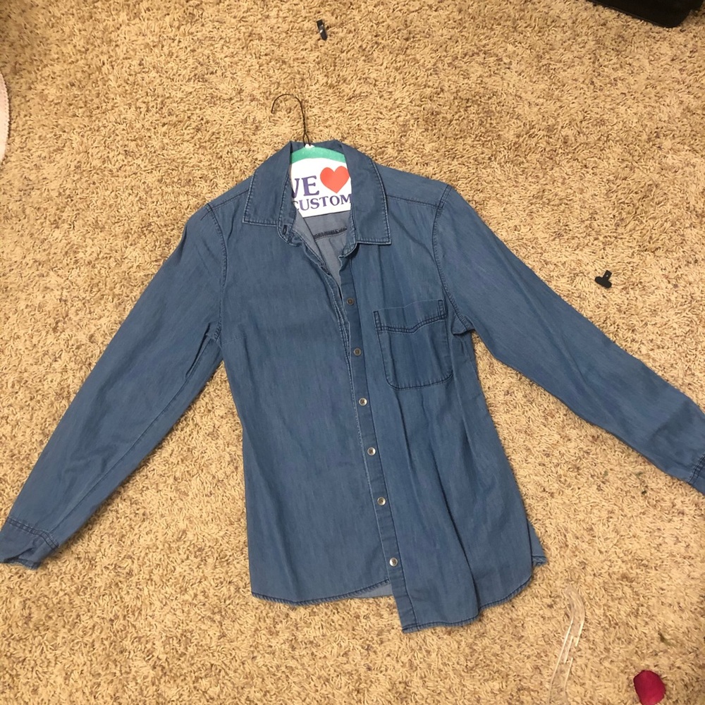 Chambray button-down